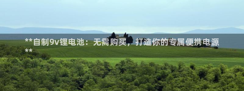 凯时国际app首页下载：**自制9v锂电池：无需购买，打造你的专属便携电源
**